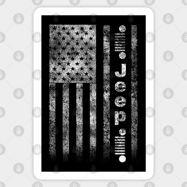 American Jeep Sticker by Rans Society